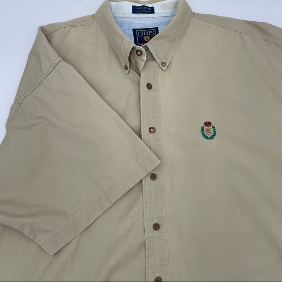 Chaps Ralph Lauren Short Sleeve Button Up Shirt - Picture 2 of 4